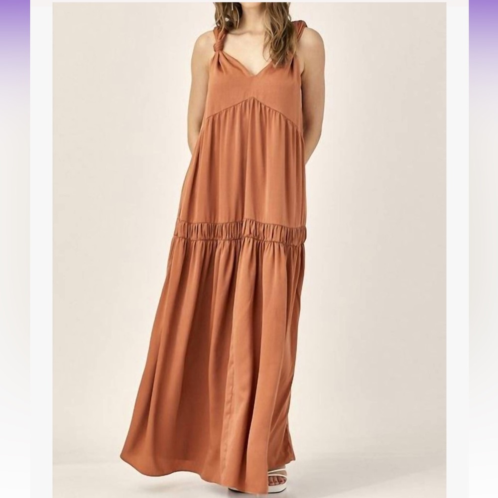 NWT Mustard Seed Cinnamon Knot Dress